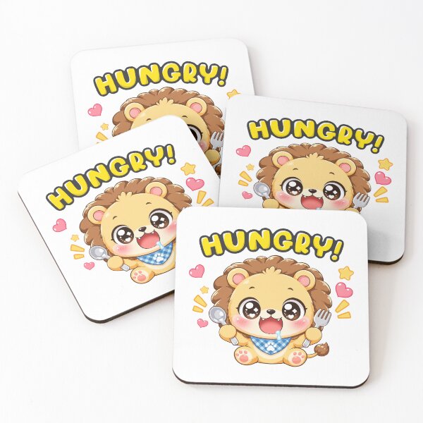 Item preview, Hungry Lion Animal Clipart designed and sold by KJackArtwork.