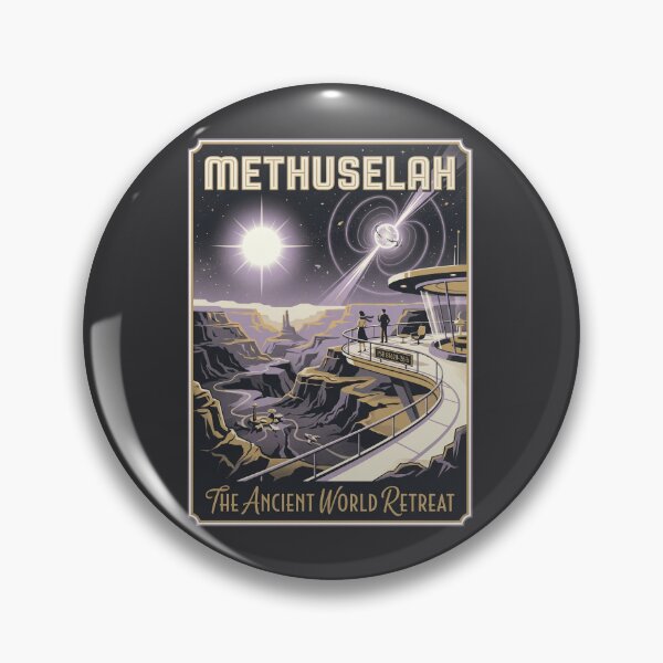 Item preview, Methuselah Planet Retro NASA Travel Poster Ancient World designed and sold by RetroRewind Studio.