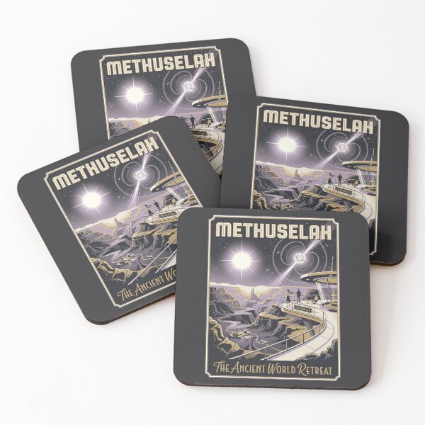 Item preview, Methuselah Planet Retro NASA Travel Poster Ancient World designed and sold by RetroRewind Studio.