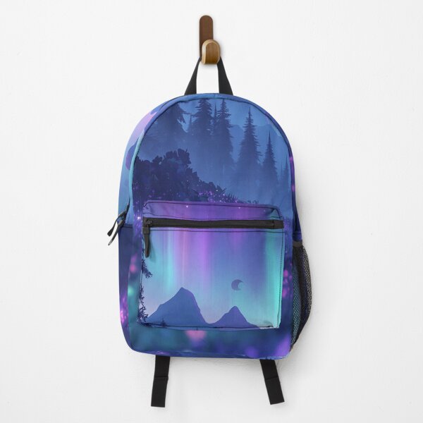 Item preview, Pastel Night Bloom Alien Fantasy Forest Landscape designed and sold by Luminous Wilds.