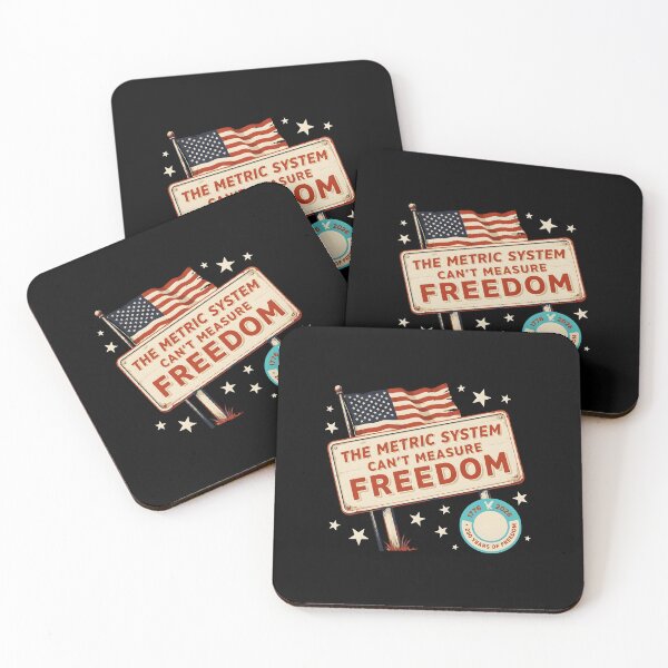 Item preview, The Metric System Can't Measure Freedom Funny 4th of July USA 250th Anniversary designed and sold by Redgiant87x.