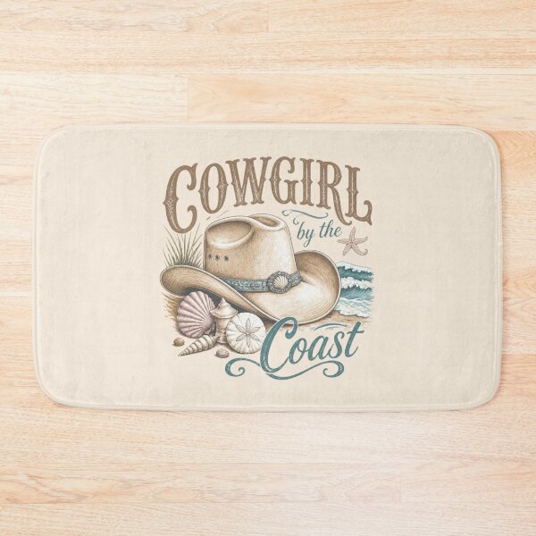 Item preview, Cowgirl by the Coast – Western Beach Vibes designed and sold by ABLAT-CREATIONS.