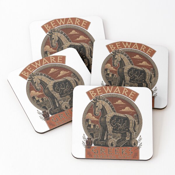 Item preview, Beware Greeks Bearing Gifts — Trojan Horse Greek Mythology | World Legends designed and sold by Qorvun.