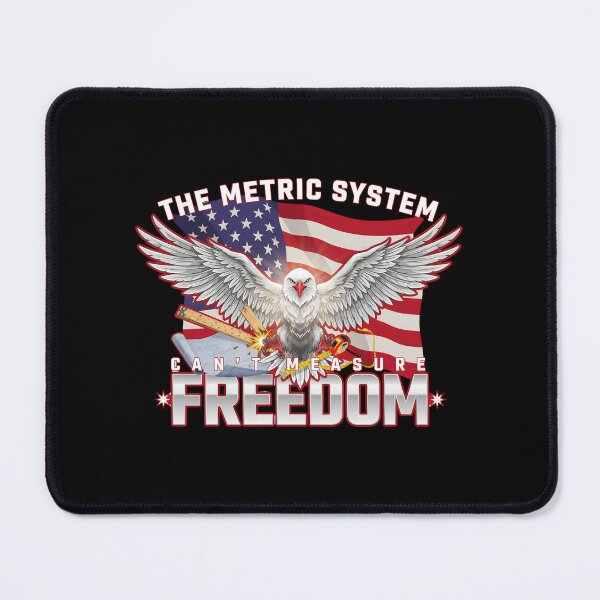 Item preview, The Metric System Can't Measure Freedom Funny 4th of July Independence Day Humor designed and sold by Redgiant87x.