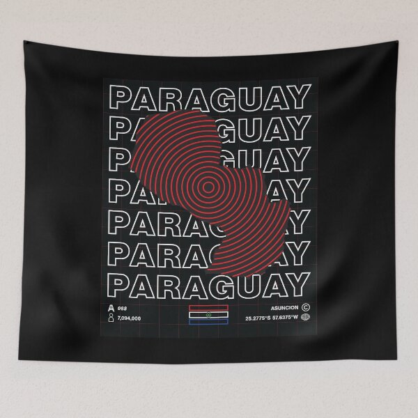 Item preview, Paraguay Minimal Map designed and sold by Atlas-Array.
