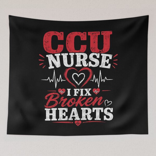 Item preview, CCU Nurse I Fix Broken Hearts designed and sold by SavvyKloset.