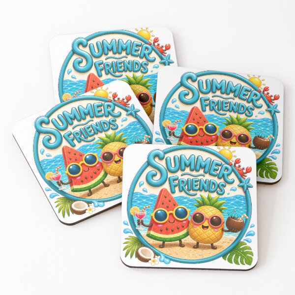 Item preview, Summer Friends Fruit Buddies designed and sold by olosra.