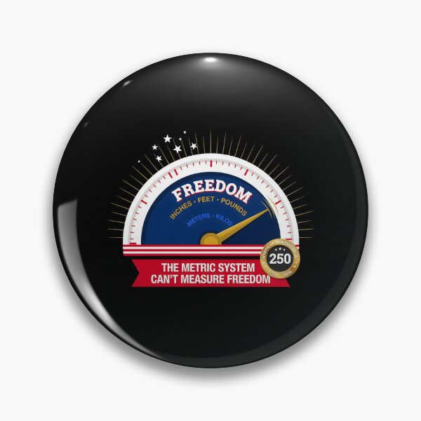 Item preview, The Metric System Can't Measure Freedom Funny 4th of July Vintage Patriotic designed and sold by Redgiant87x.