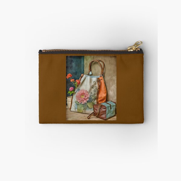 Item preview, Still Life with Bags and Flowers designed and sold by ©Janis Zroback.