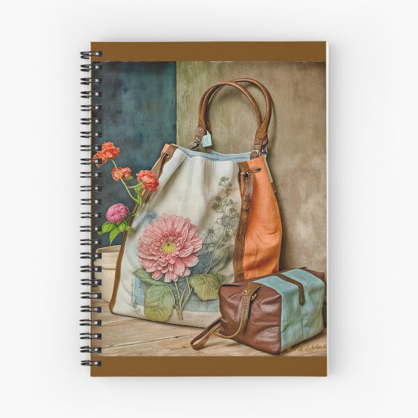 Item preview, Still Life with Bags and Flowers designed and sold by ©Janis Zroback.