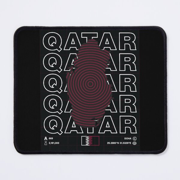 Item preview, Qatar Minimal Map designed and sold by Atlas-Array.