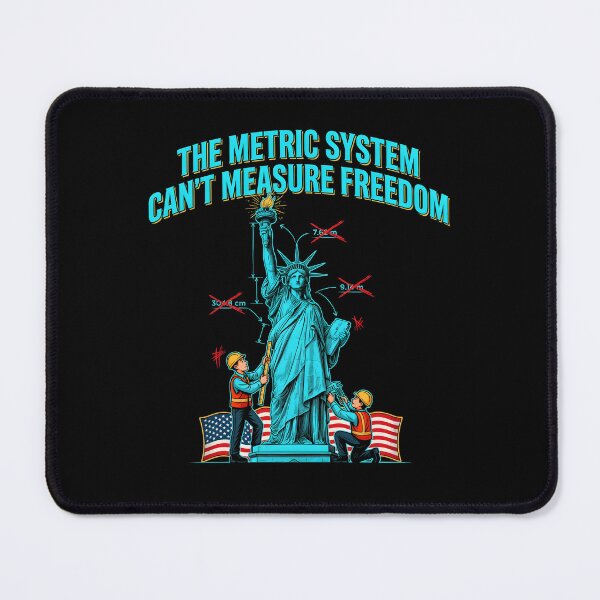 Item preview, The Metric System Can't Measure Freedom Funny 4th of July Liberty and Freedom designed and sold by Redgiant87x.