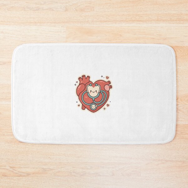 Item preview, Cute Stethoscope Human Heart Sticker?? designed and sold by SweetieMedArt.
