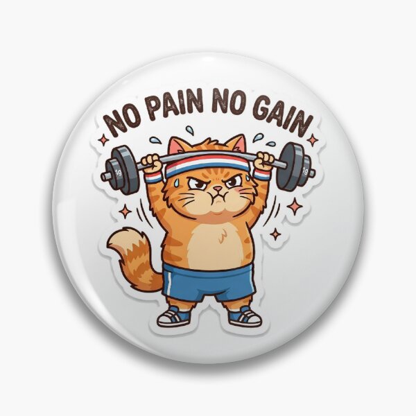 Item preview, Funny Gym Cat Weightlifting designed and sold by LevisParnell.
