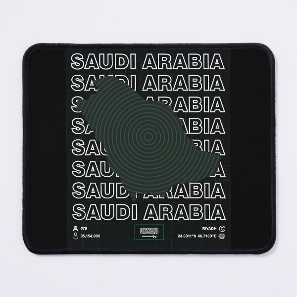 Item preview, Saudi Arabia Minimal Map designed and sold by Atlas-Array.