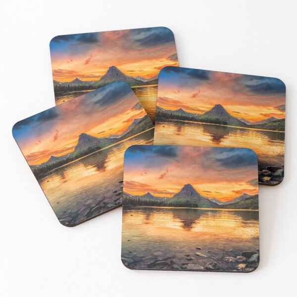 Item preview, Twilight at Mountain lake  designed and sold by Dvasechko117.