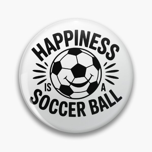 Item preview, Happiness Is A Soccer Ball designed and sold by theartfulaspie.
