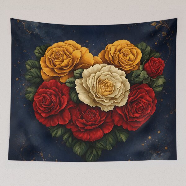 Item preview, Hearts 2 - Royal Rose Heart Bouquet designed and sold by NikaNavi.