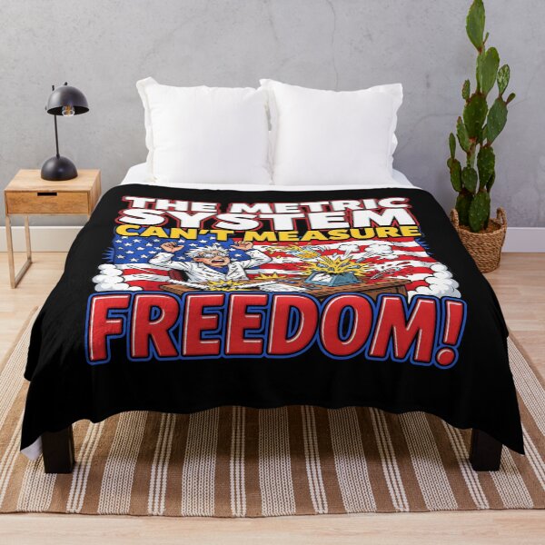 Item preview, The Metric System Can't Measure Freedom Funny 4th of July USA Pride designed and sold by Redgiant87x.