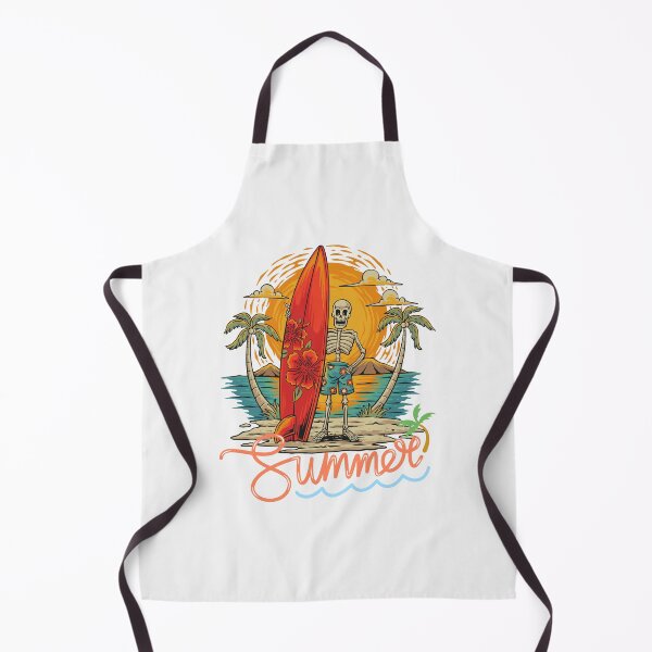 Item preview, Summer Surf Skeleton Beach Vibes designed and sold by namasteindia1.