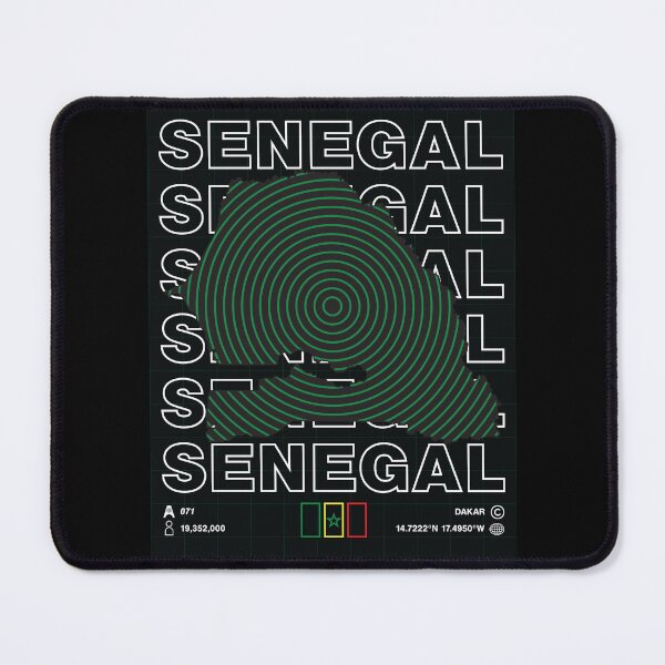 Artikelvorschau, Minimale Karte von Senegal entworfen und verkauft von Atlas-Array.
