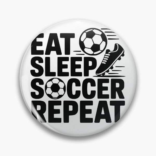 Item preview, Eat Sleep Soccer Repeat designed and sold by theartfulaspie.