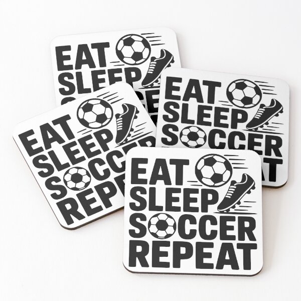 Item preview, Eat Sleep Soccer Repeat designed and sold by theartfulaspie.