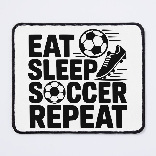 Item preview, Eat Sleep Soccer Repeat designed and sold by theartfulaspie.