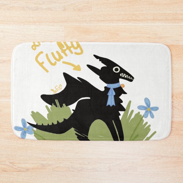Item preview, Cute Fluffy Dragon Doodle Silly Shadow Monster Graphic Tee designed and sold by Spooky-Fluffy.