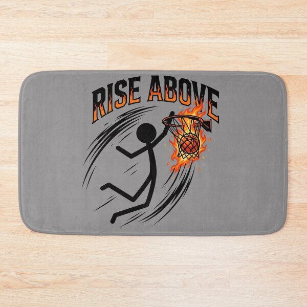 Item preview, Rise Above Basketball Stickman Dunk designed and sold by Chroma Dreams .