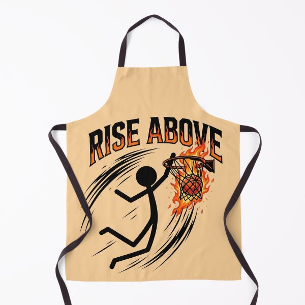 Item preview, Rise Above Basketball Stickman Dunk designed and sold by Chroma Dreams .
