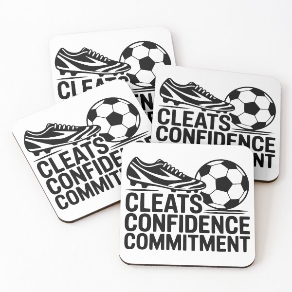 Item preview, Cleats Confidence Commitment designed and sold by theartfulaspie.