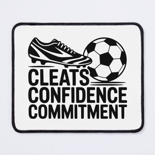 Item preview, Cleats Confidence Commitment designed and sold by theartfulaspie.