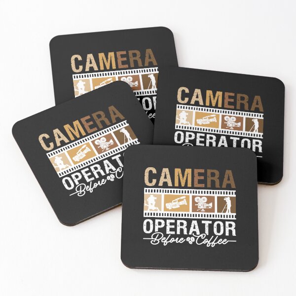 Item preview, Camera Operator Before Movie Maker Coffee Lover designed and sold by tshirtconcepts.