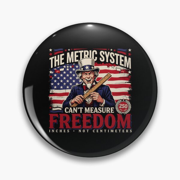 Item preview, The Metric System Can't Measure Freedom Funny 4th of July Fireworks and Freedom designed and sold by Redgiant87x.