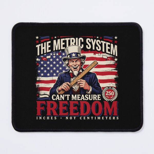 Item preview, The Metric System Can't Measure Freedom Funny 4th of July Fireworks and Freedom designed and sold by Redgiant87x.