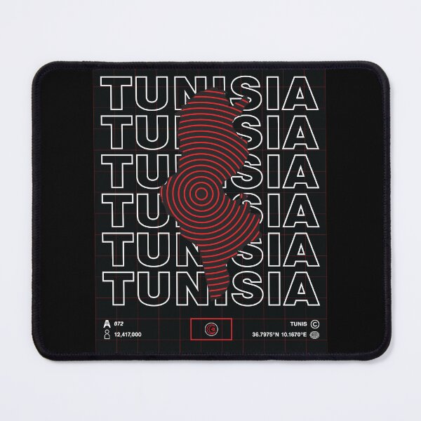 Item preview, Tunisia Minimal Map designed and sold by Atlas-Array.