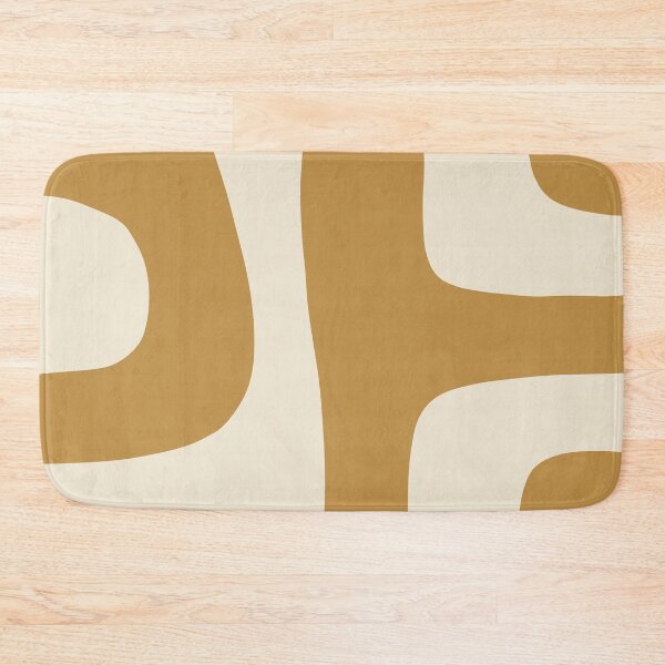 Item preview, Mustard Yellow Modern Abstract Shapes designed and sold by NicoleYoungStudio.