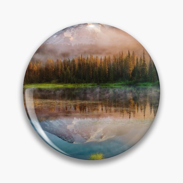 Item preview, Mount Rainier lake designed and sold by Dvasechko117.