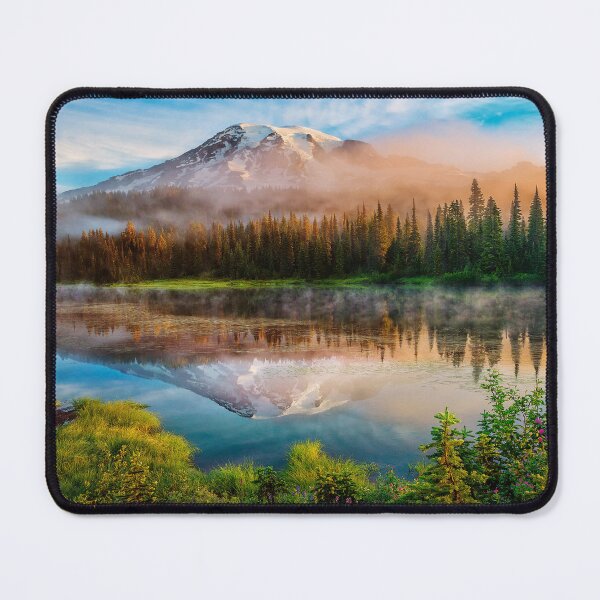 Item preview, Mount Rainier lake designed and sold by Dvasechko117.