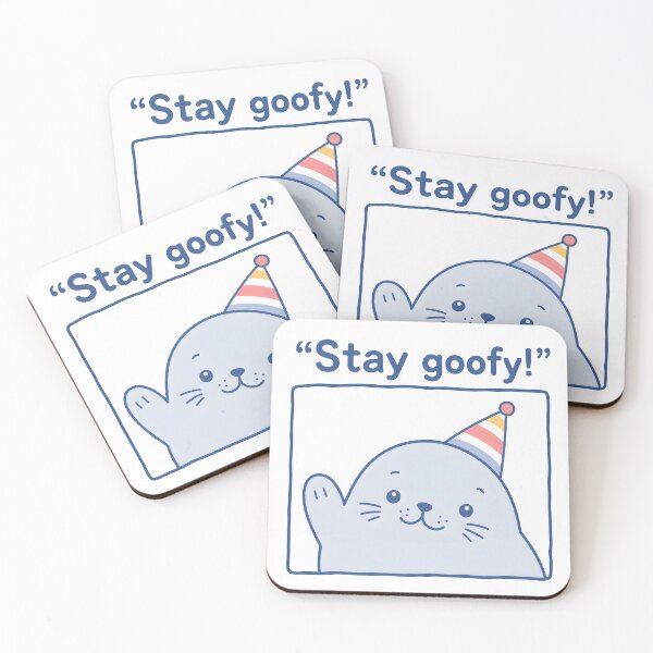 Item preview, Stay Goofy Cute Seal designed and sold by ChocoMellowCo.