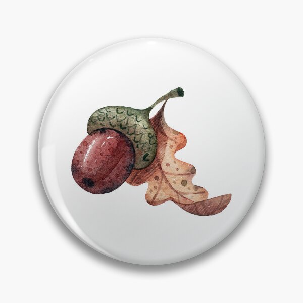 Item preview, Watercolor Acorn Illustration designed and sold by SashaZinch.