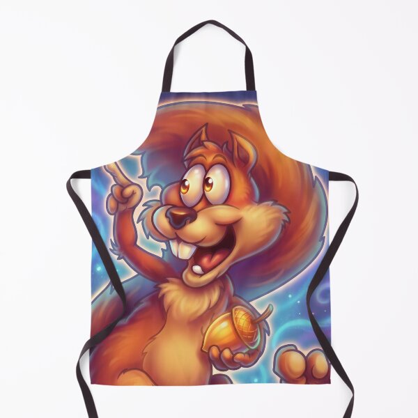 Item preview, Forest Friends – Neon Squirrel (the Acorn Thief) designed and sold by NeonSpiritArt.