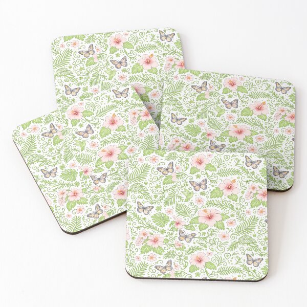 Item preview, Botanical Garden Pattern with Butterflies and Floral Elements designed and sold by Hookesmode.