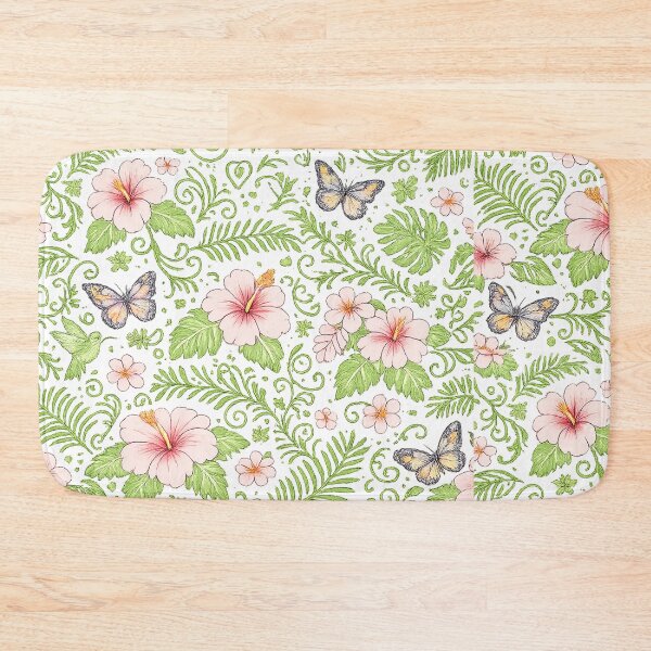 Item preview, Botanical Garden Pattern with Butterflies and Floral Elements designed and sold by Hookesmode.