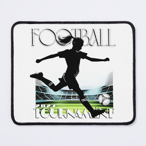 Item preview, Womens Football 2027 Tournament Girl Silhouette designed and sold by AXENT Designs.