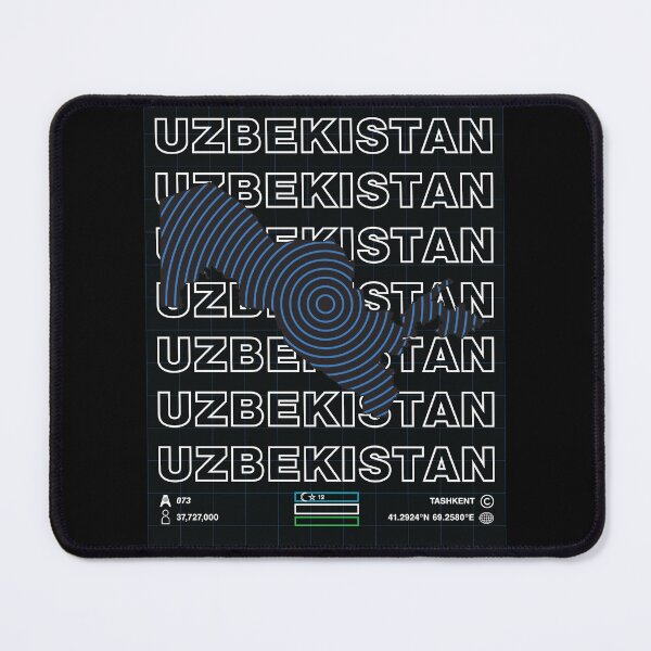 Item preview, Uzbekistan Minimal Map designed and sold by Atlas-Array.
