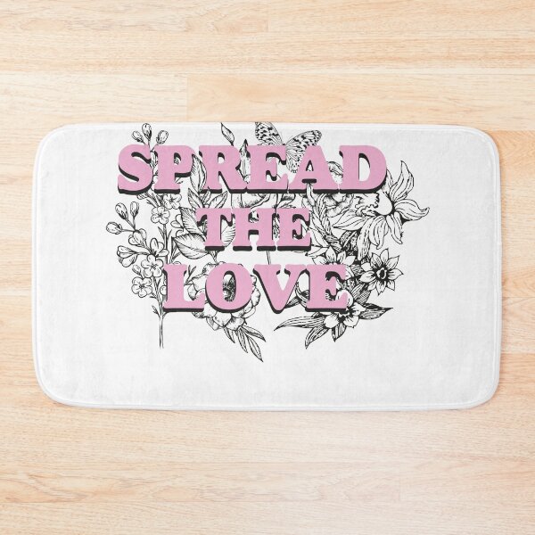 Item preview, Spread The Love Pink Floral Botanical Quote T-Shirt designed and sold by Atique Creations.