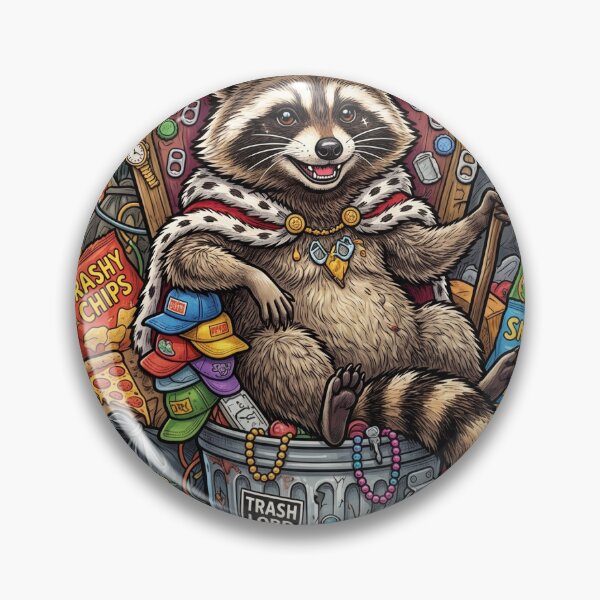 Item preview, Racoon King Sitting | Design T-Shirt  designed and sold by Prism-Bubble.
