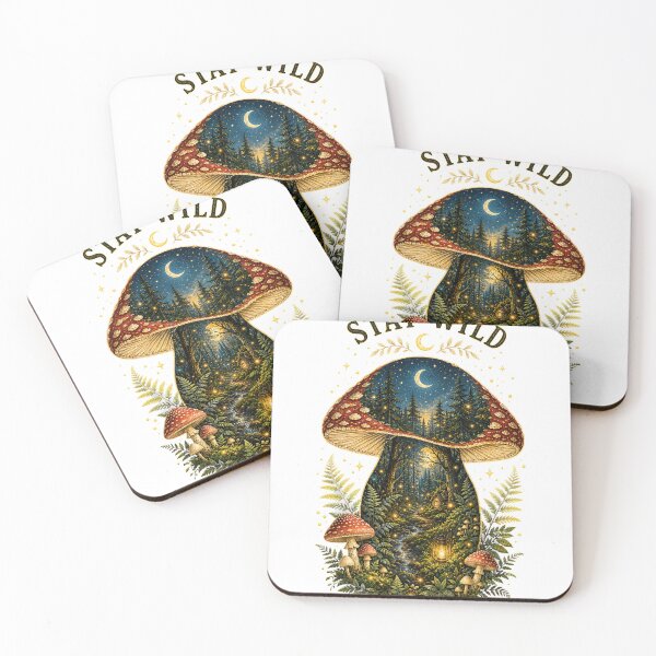 Item preview, Meet Me in the Forest Mushroom Cottagecore Design designed and sold by CatalystAI.
